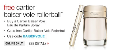 Free Cartier baiser vole rollerball - Use code BAISERVOLE